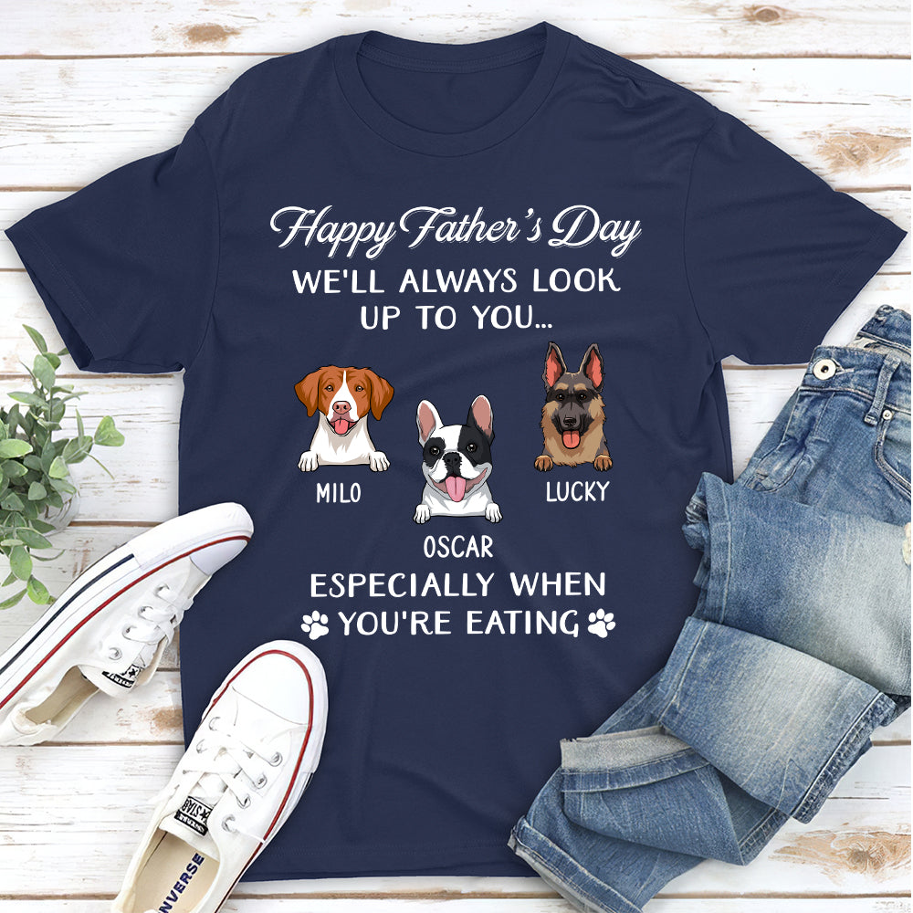 Always Look Up To You - Personalized Custom Unisex T-shirt