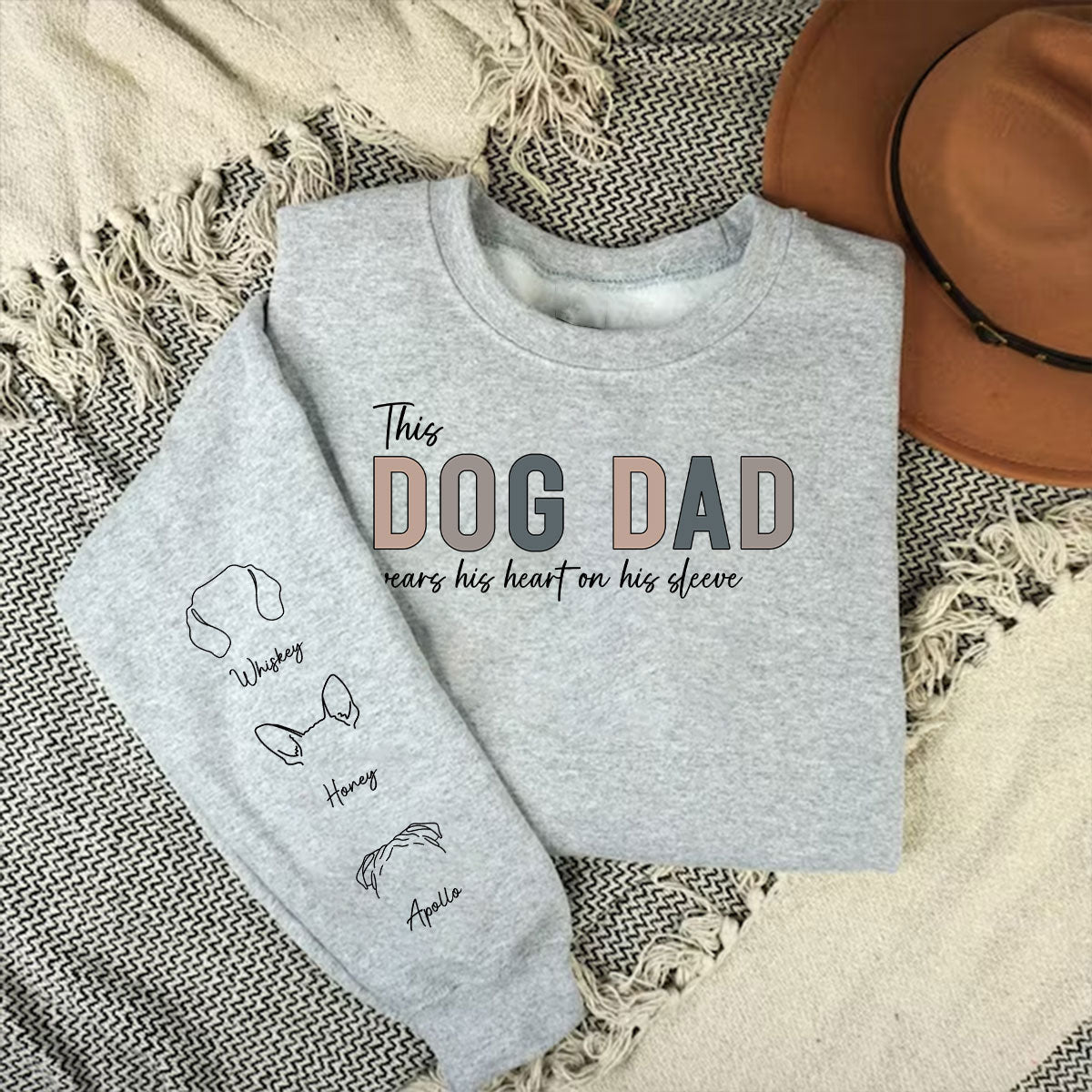 This Dog Mom - Personalized Custom Long Sleeve T-shirt