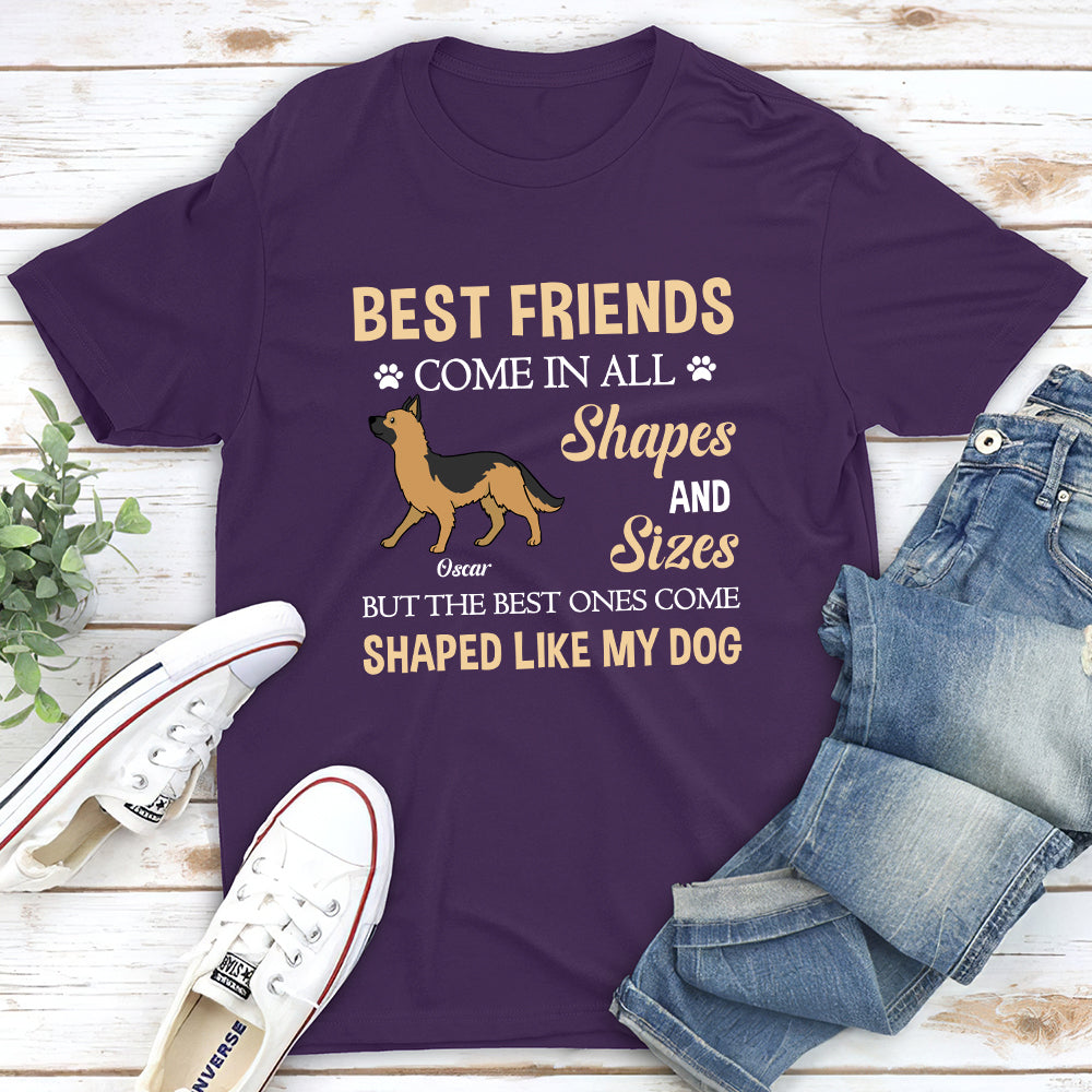 Shapes And Sizes - Personalized Custom Unisex T-shirt