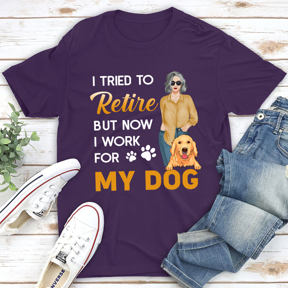 Retired Woman - Personalized Custom Unisex T-shirt
