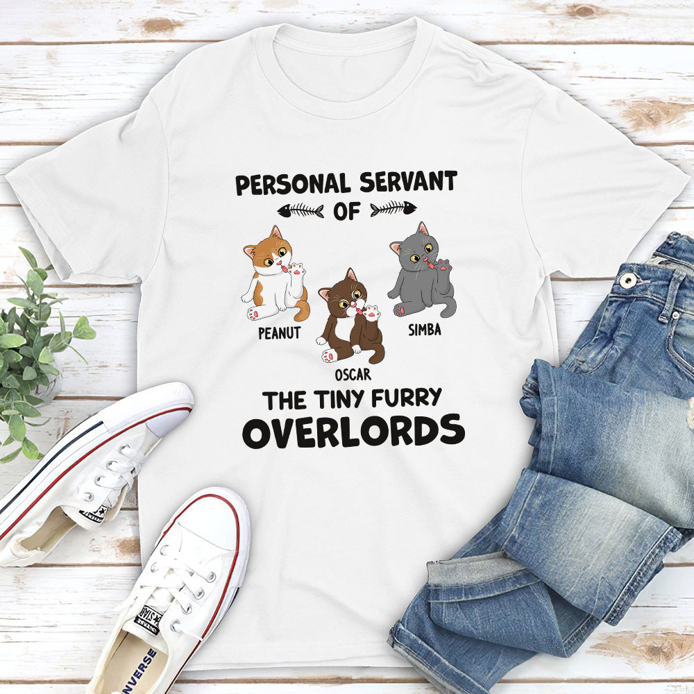 Cat Personal Servant - Personalized Custom Unisex T-shirt