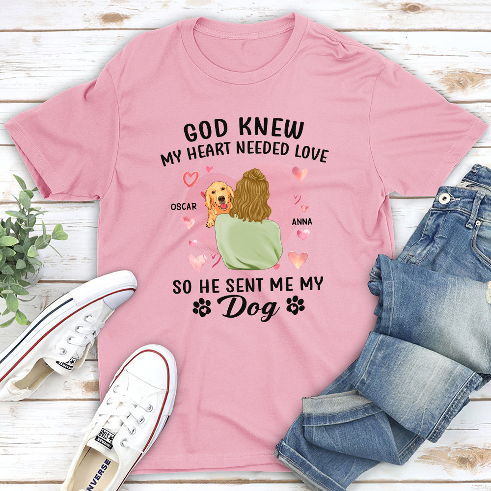 God Knew My Heart - Personalized Custom Unisex T-shirt