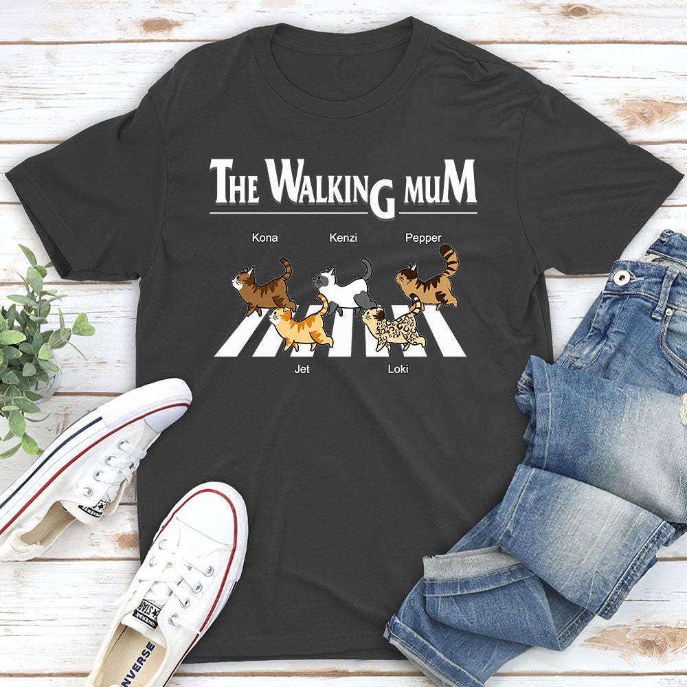 The Walking Cat - Personalized Custom Unisex T-shirt