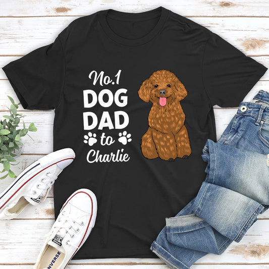 No.1 Dog Mom/Dad - Personalized Custom Unisex T-shirt