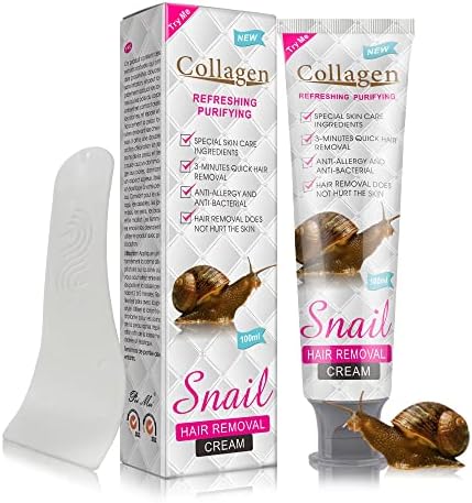 GUAN JING Hair Removal Cream, Facial Hair Removal For Women Men, Hair Removal Cream for Pubic Hair, Underarms Hair, Private Parts, Bikini Area, Painless Hair Remover, Skin Friendly & Fast & Effective, Depilatory Cream for All Skin Types