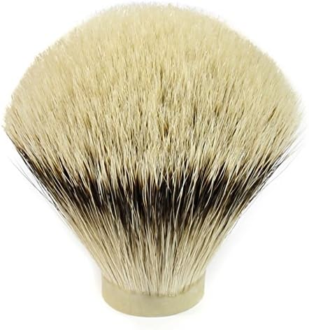 High Mountain White Badger Hair Shaving Brush Knot (24mm x 68mm)