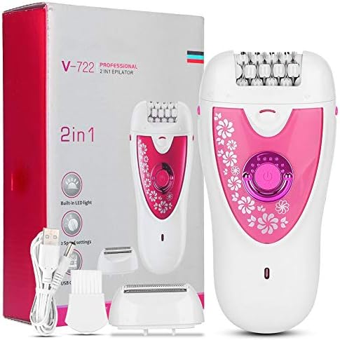 Electric Razors for Women, Womens Electric Shaver, Bikini Trimmer, Razors for Women Sensitive Skin Bikini Legs Armpit Face Portable Female Hair Removal Machine Low Noise Hair Removal Tool