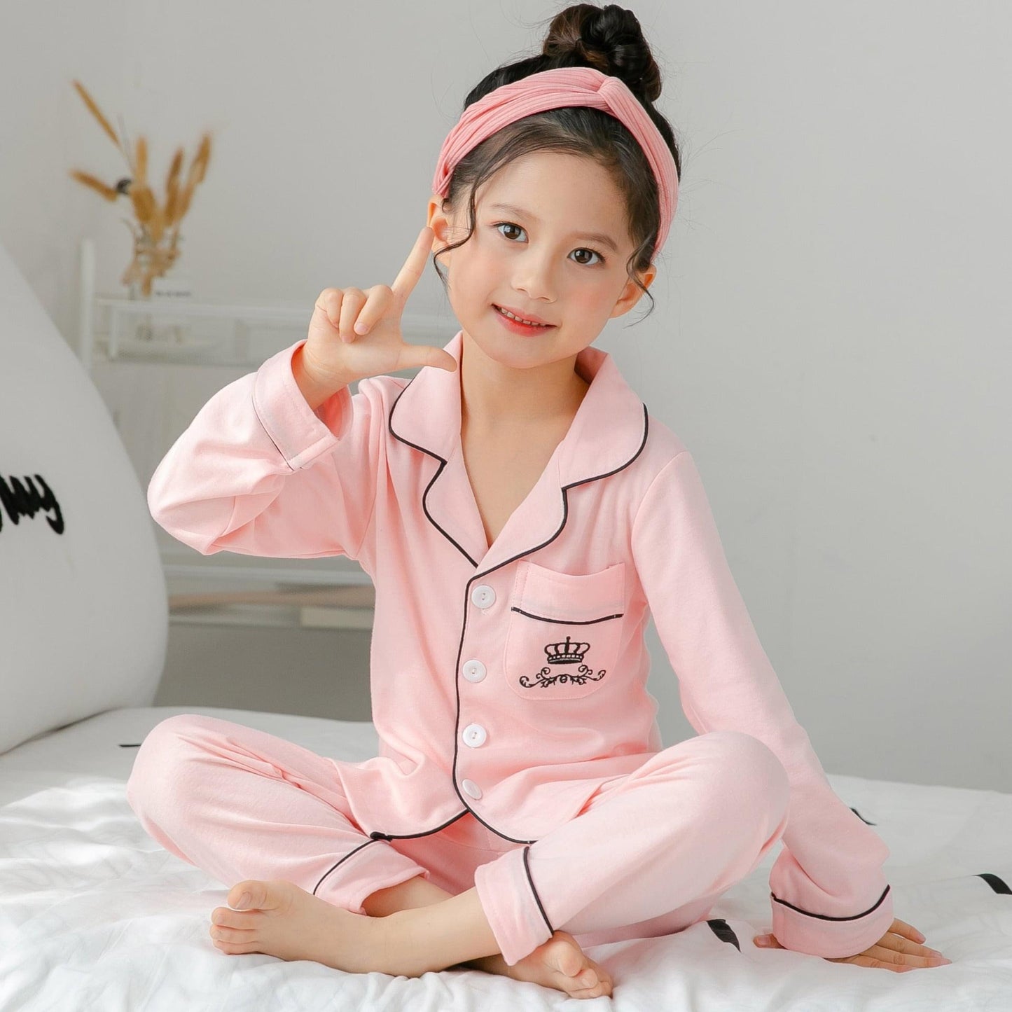 Cotton Striped Pajamas for Kids