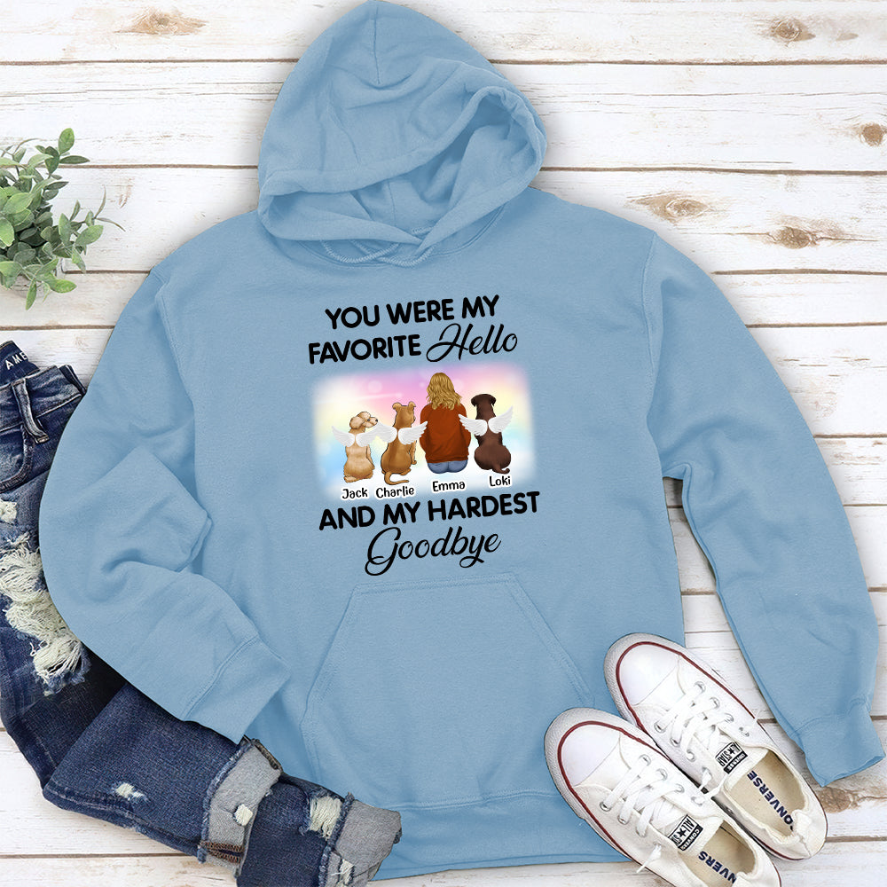 My Favorite Hello - Personalized Custom Hoodie