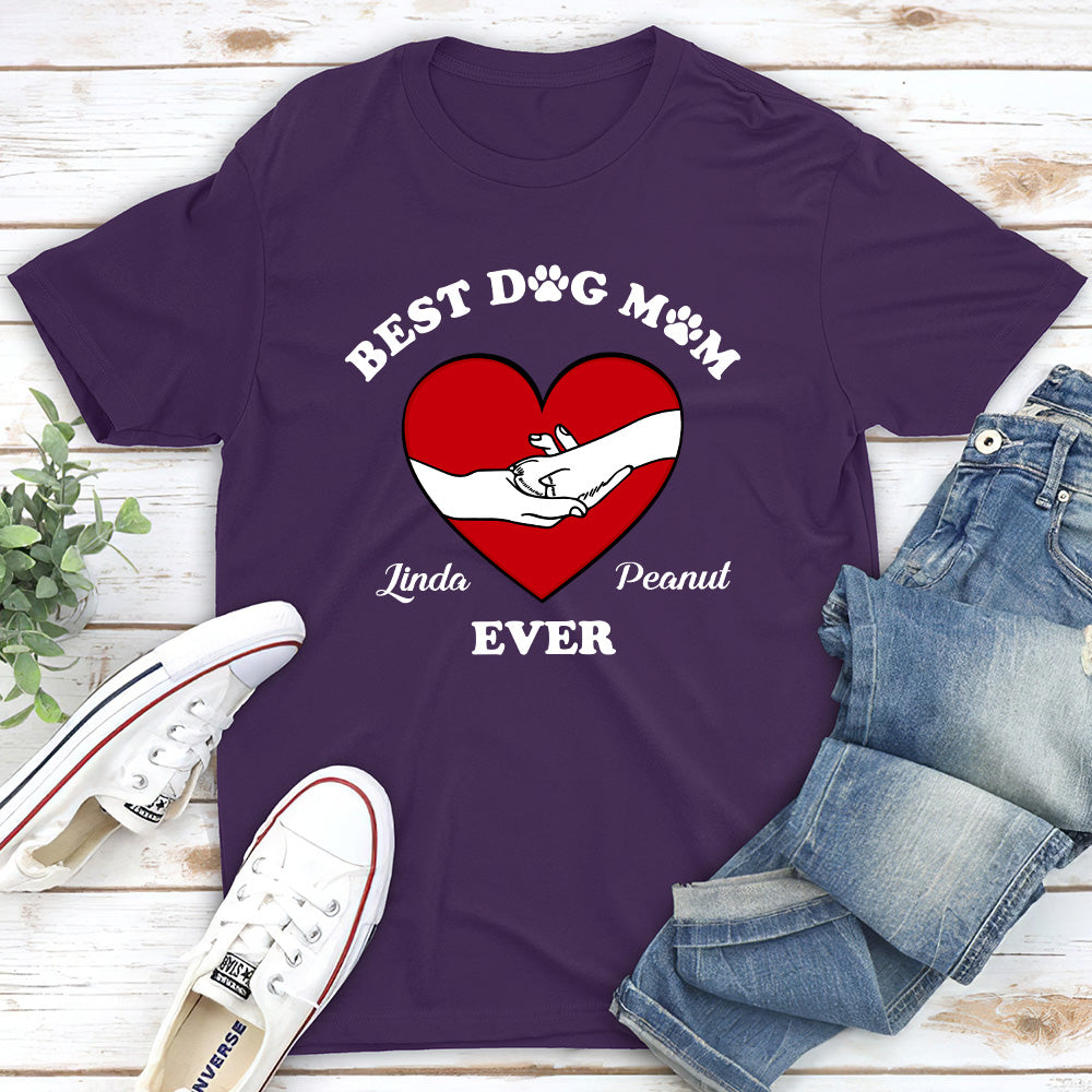 Best Dog Mom - Personalized Custom Unisex T-shirt