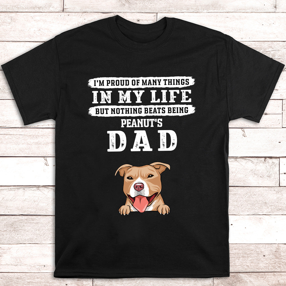 Proud Dad - Personalized Custom Unisex T-shirt