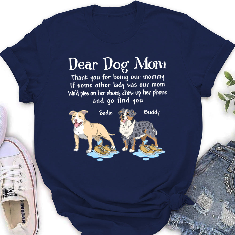 My Dearest Dad - Personalized Custom Women's T-shirt
