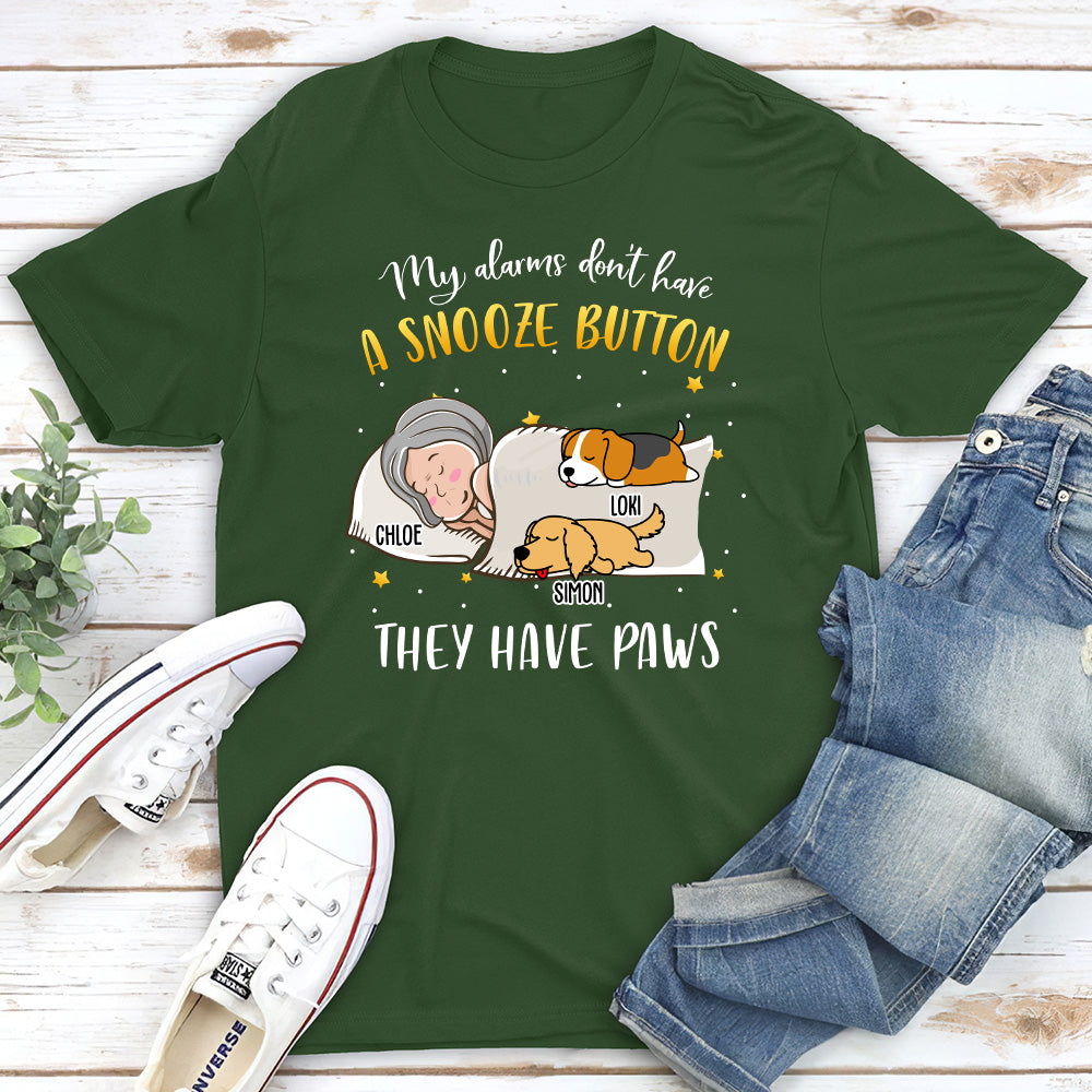My Dog Alarm - Personalized Custom Unisex T-shirt