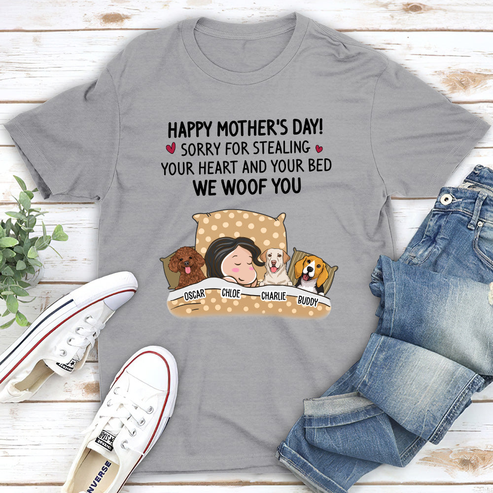 Sorry For Steals Your Bed - Personalized Custom Unisex T-shirt