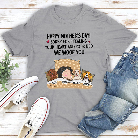 Sorry For Steals Your Bed - Personalized Custom Unisex T-shirt