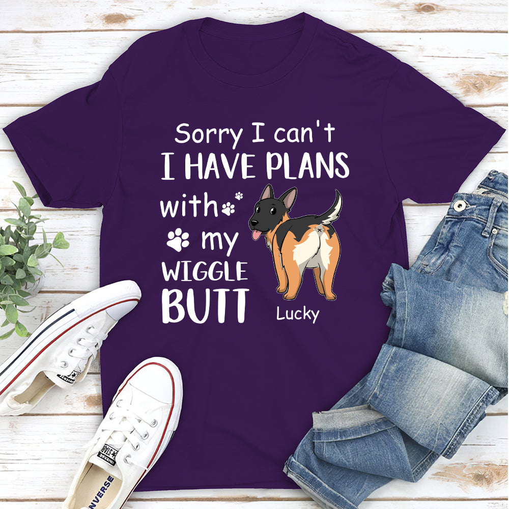I Have Plans - Personalized Custom Unisex T-shirt