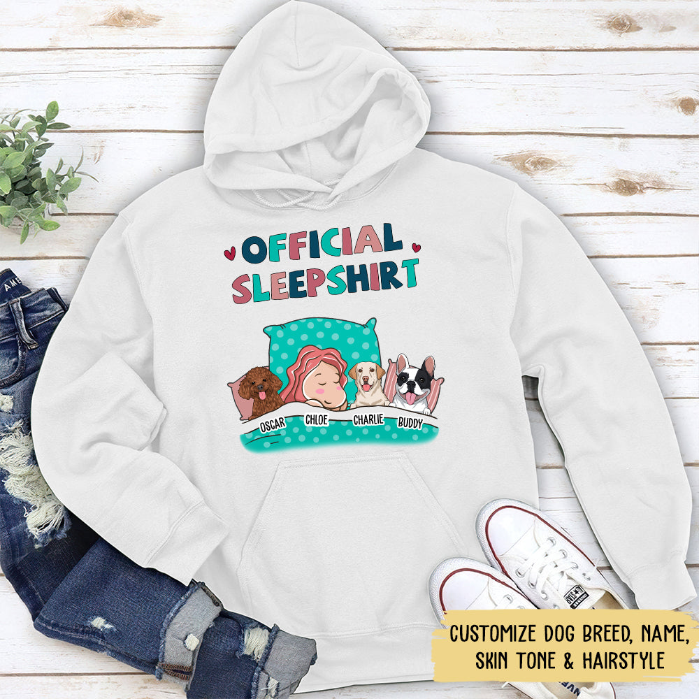 Dog Official Sleepshirt - Personalized Custom Hoodie