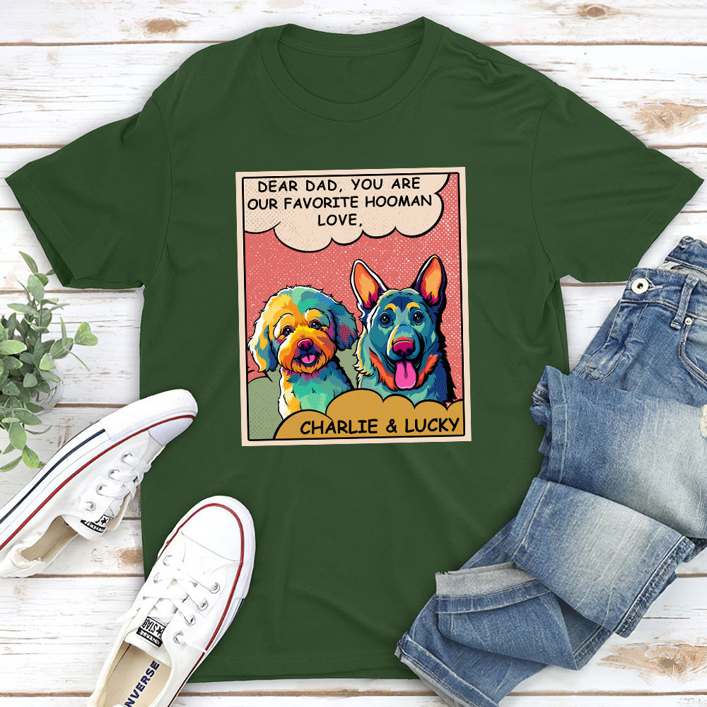My Favorite Hooman - Personalized Custom Unisex T-shirt