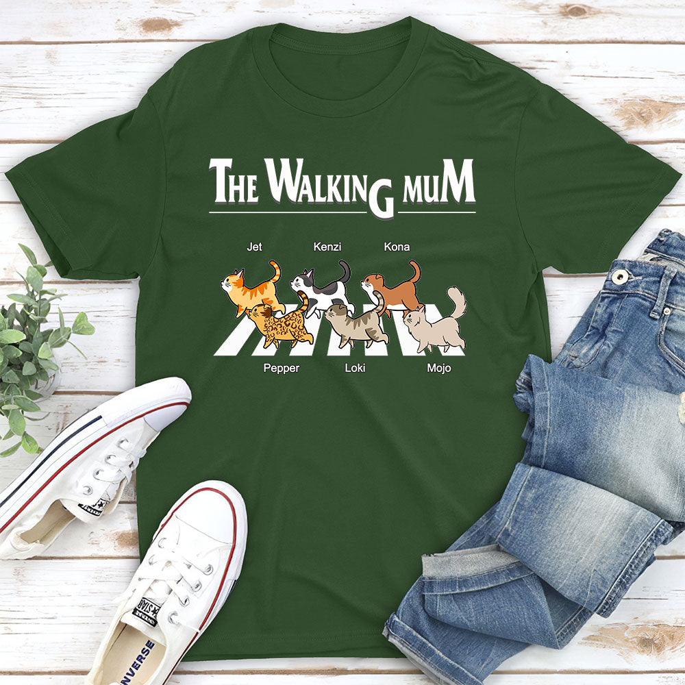 The Walking Cat - Personalized Custom Unisex T-shirt
