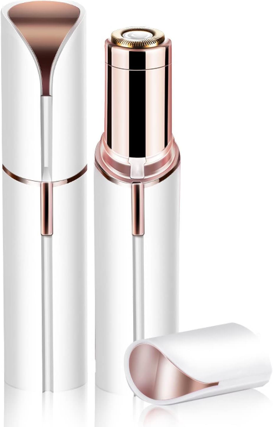 Facial Hair Removal for Women, Mini Hair Remover, Electric Razor Shaver Portable Bikini Epilator for Lips, Chin, Armpit, Peach Fuzz, Fingers, Arms, Legs, Body and USB Rechargeable