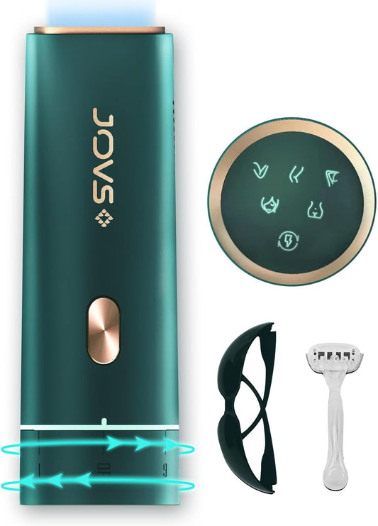 JOVS Dora Hair Removal Device - at Home Laser Hair Removal for Women Permanent with Stepless Knob Shift/Touch Screen/Unlimited Flashes, 6 Levels, 5 Modes, Painless Hair Remover for Whole Body