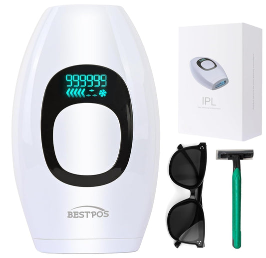 IPL Hair Removal Laser Hair Removal At-Home for Women Men 999 999 Flashes Permanent Hair Removal Device on Facial Legs Arms Bikini Line