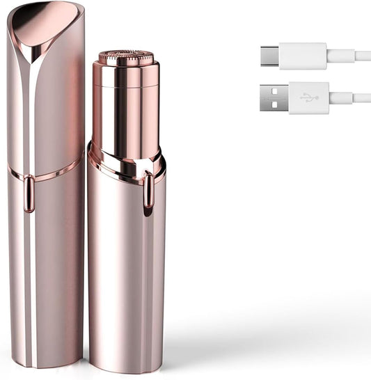 tuokiy Facial Hair Removal for Women, Painless Hair Removal Device, Portable Facial Hair Remover for Face with USB Rechargeable