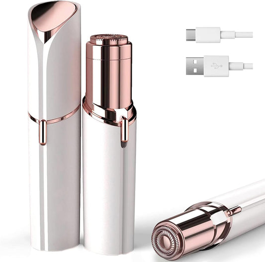 Facial Hair Removal for Women, Face Trimmer for Women, Painless Facial Hair Removal Device for Face, Upper Lips and Chin, USB Rechargeable