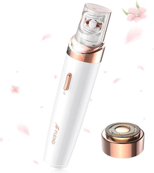 Epilator,2 in 1Epilator for Women Rechargeable,Womens Electric Shaver with LED Light,Hair Removal,Hair Removal for Women Legs/Face/Bikini/Arms,Smooth Epilator Trimmer Travel Kit Set,Simple to use