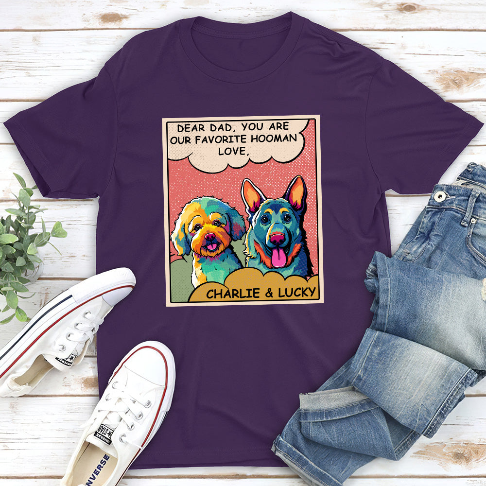 My Favorite Hooman - Personalized Custom Unisex T-shirt