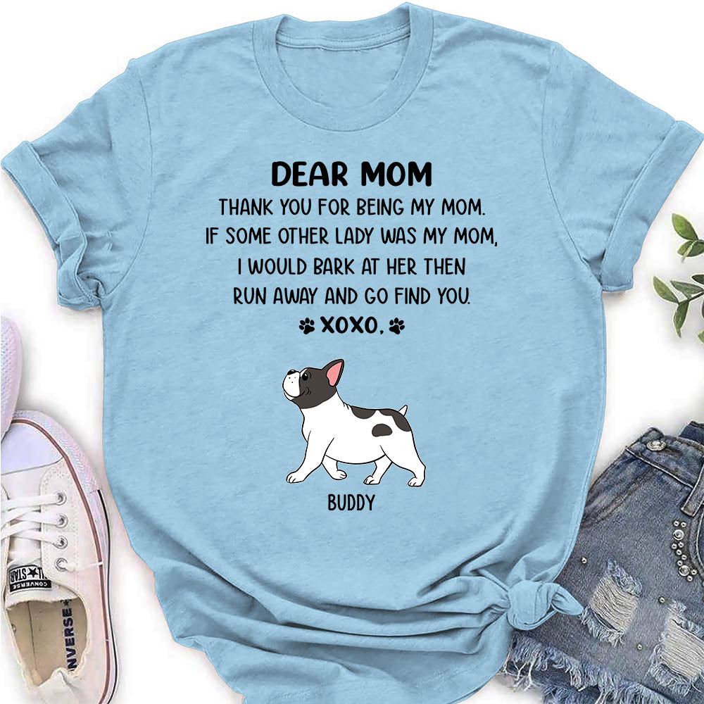 Dear Mom Xoxo - Personalized Custom Women's T-shirt