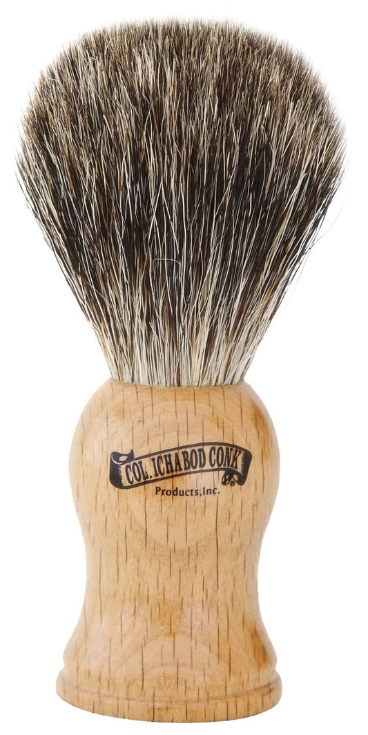 Colonel Conk Products 904 Mixed Badger Brush-beech Wood Handle