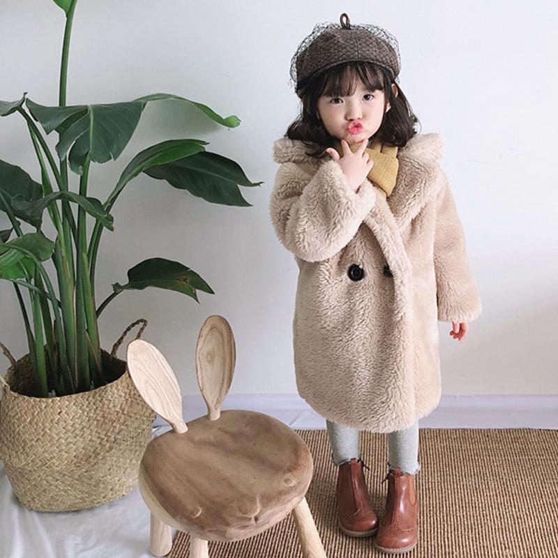 Luxe Cashmere Kids' Coat - Keep Your Little Ones Cozy and Fashionable All Year Round!