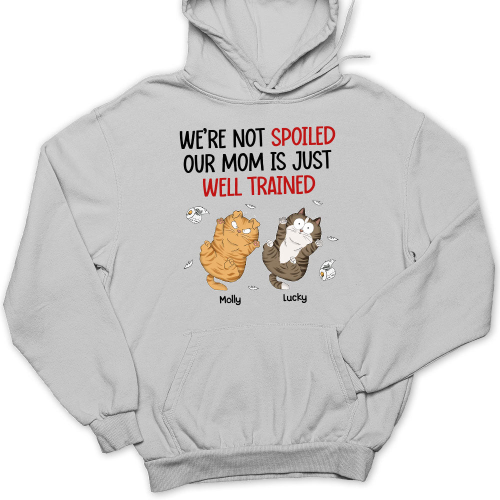 I Am Not Spoiled My Mom Is Just Well Trained - Personalized Custom Hoodie