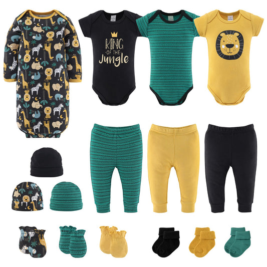 The Peanutshell King of the Jungle 16 Piece Layette Gift Set
