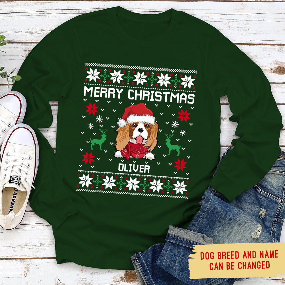 Merry Christmas - Personalized Custom Long Sleeve T-shirt
