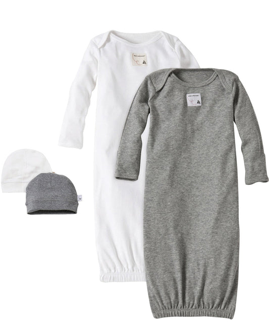 Burt's Bees Baby Organic Gowns & Caps Layette Gift Set