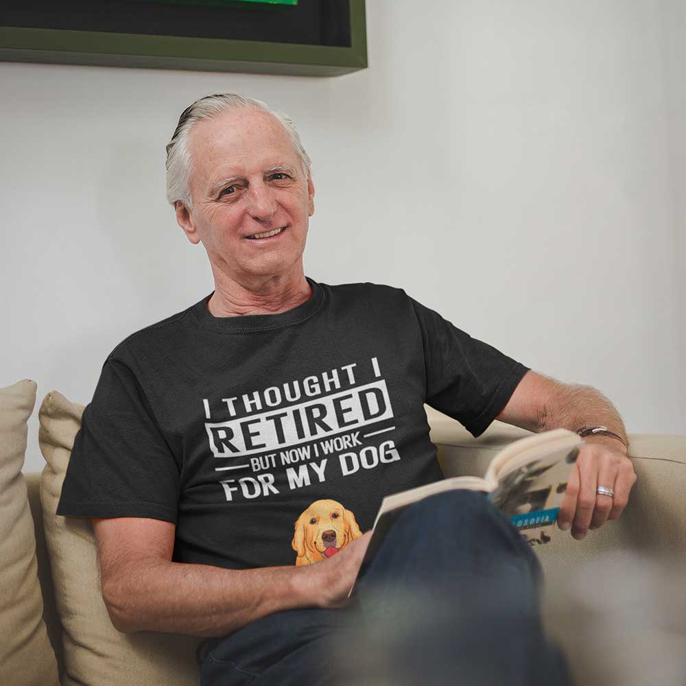 Work For My Dog - Personalized Custom Unisex T-shirt