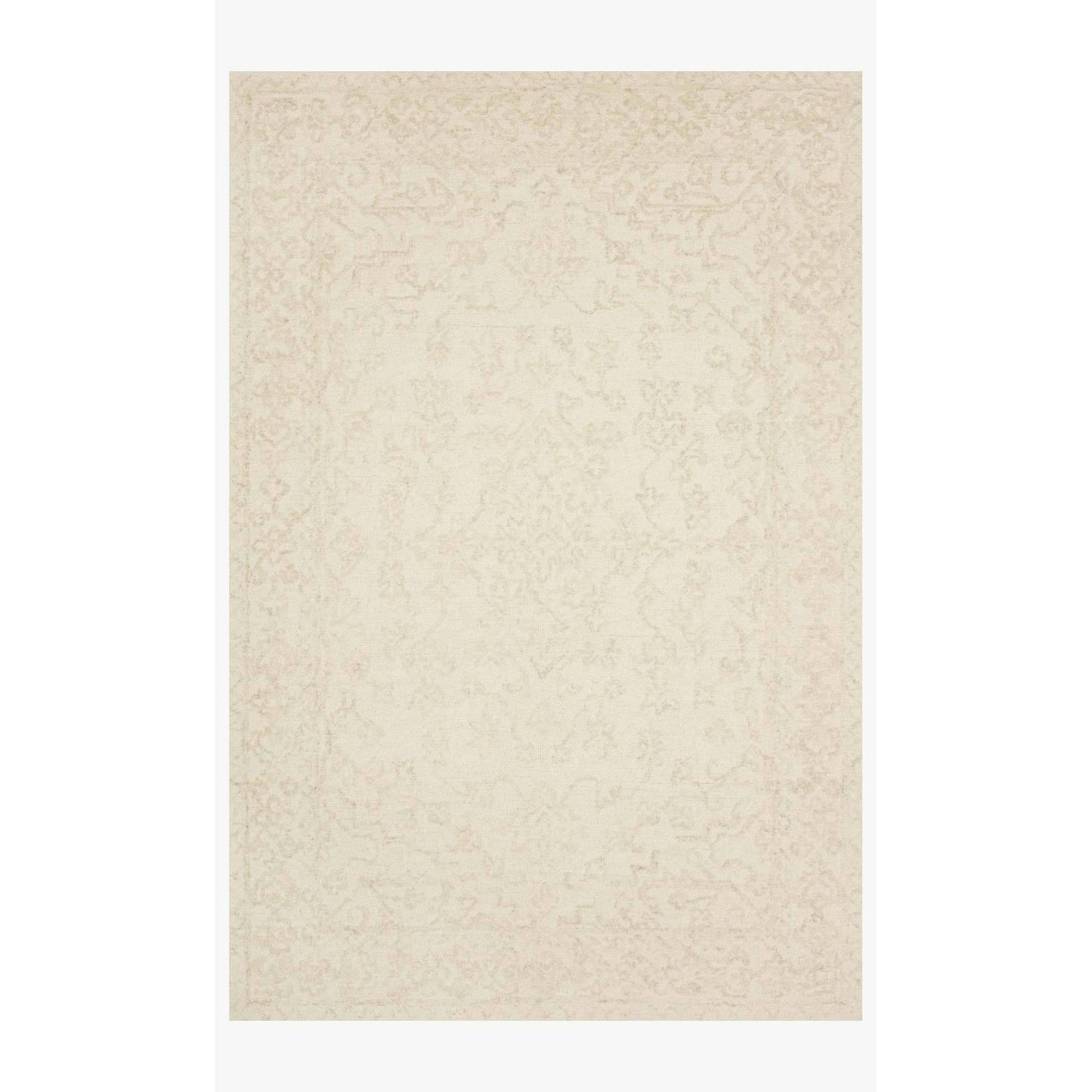 Magnolia Home Annie White/Light Grey Rug