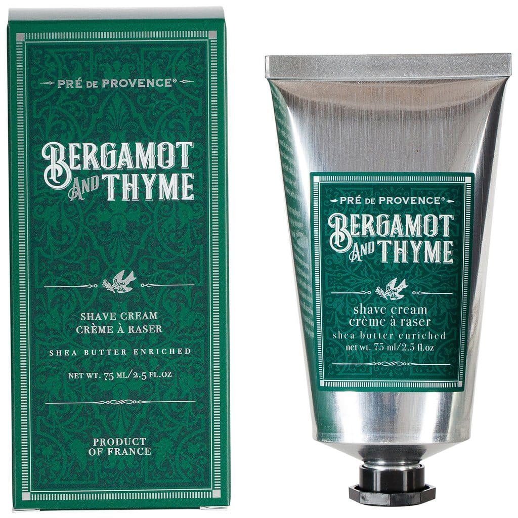 Bergamot and Thyme Shave Cream - by Pré de Provence