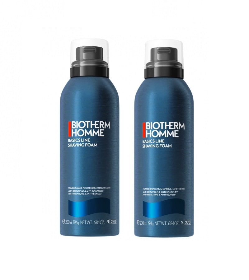2xPack BIOTHERM HOMME Basics Line Shaving Foam - 400 ml