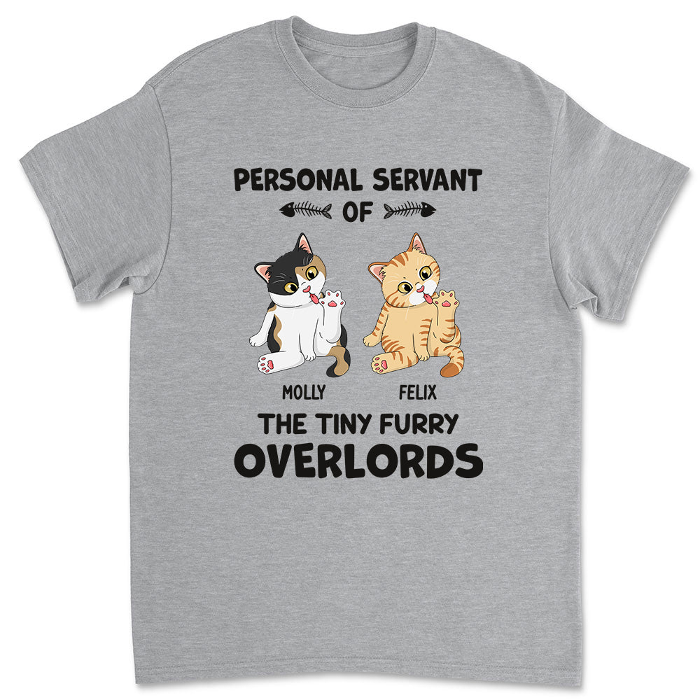 Cat Personal Servant - Personalized Custom Unisex T-shirt