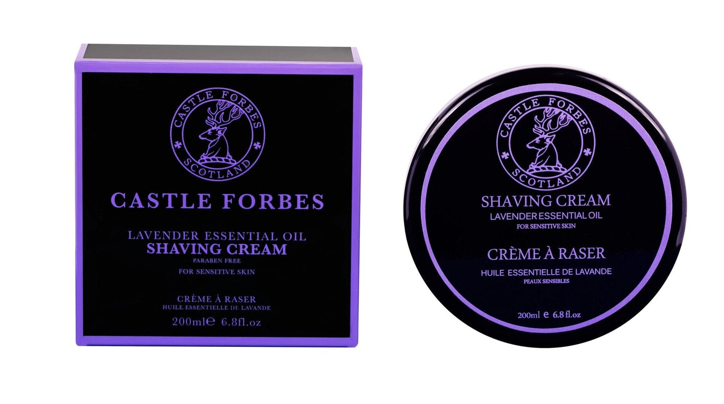 Castle Forbes Lavender Essential Oil Shaving Cream (6.8oz)