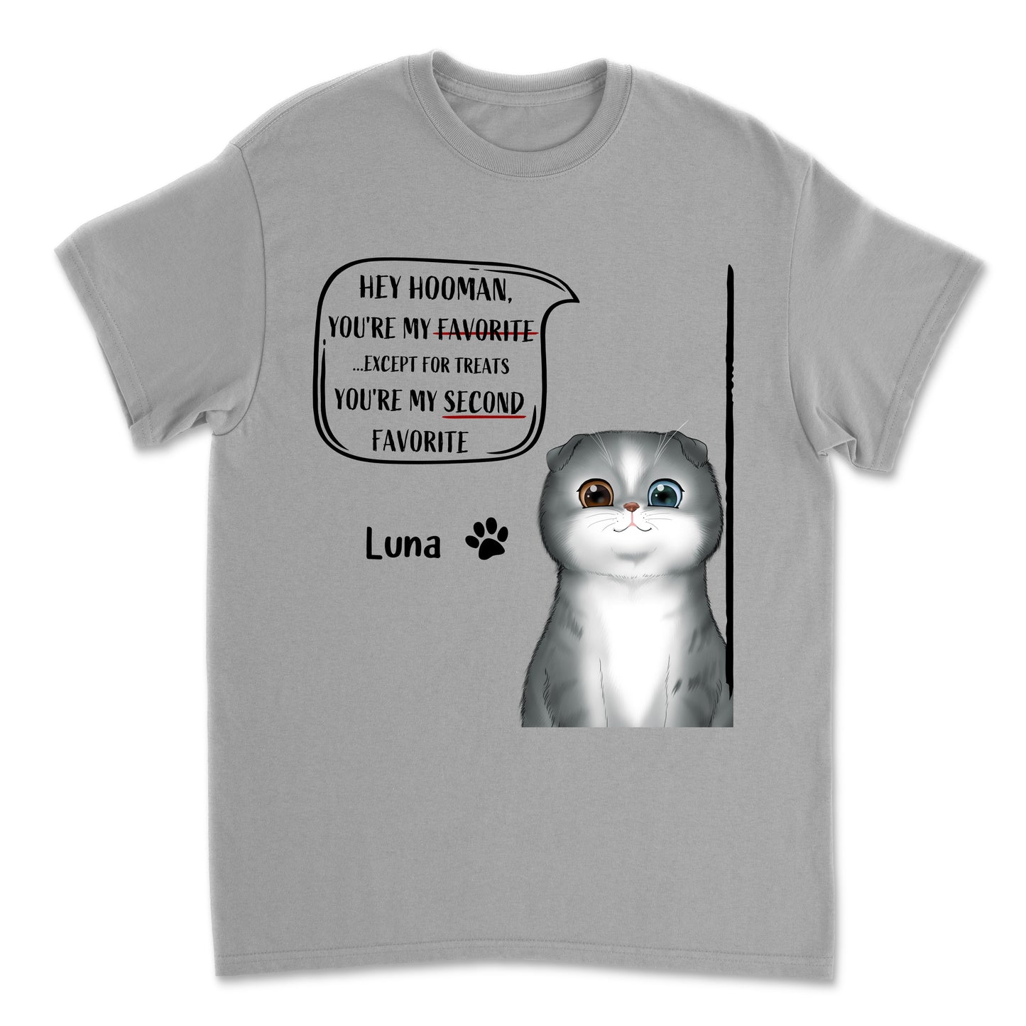 My Second Favourite - Personalized Custom Unisex T-shirt