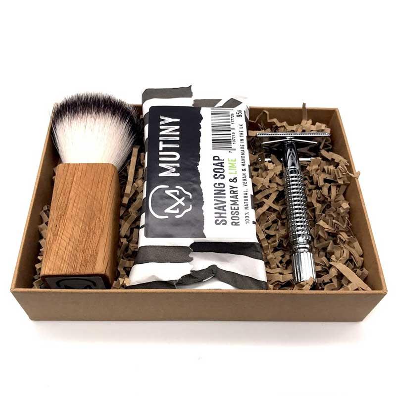 Safety Razor Shaving Set - Rosemary & Lime