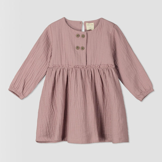 Ettie + H Mirren Dress | Rose Gauze