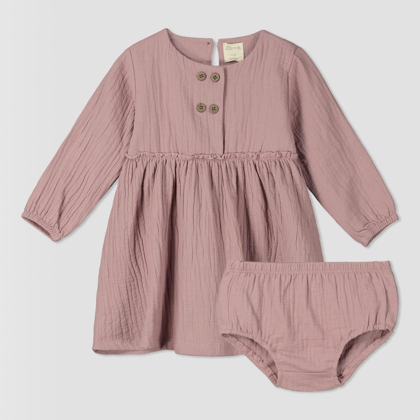 Ettie + H Mirren Dress | Rose Gauze
