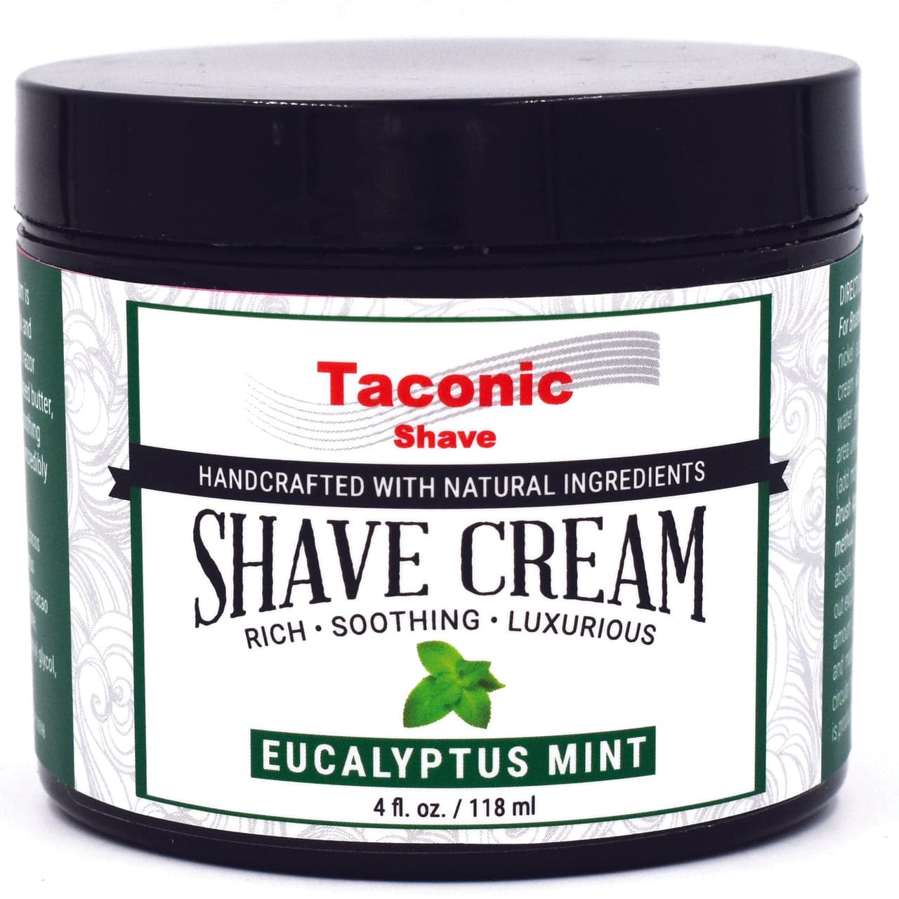 Taconic Shave Cream, Eucalyptus Mint (4oz)