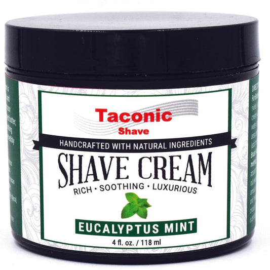 Taconic Shave Cream, Eucalyptus Mint (4oz)