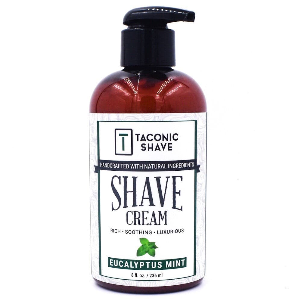 Eucalyptus Shave Cream - by Taconic Shave (8oz Pump)